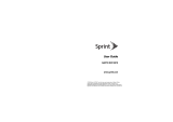 Sanyo SCP-3810 Sprint User manual