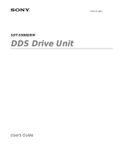 Sony SDT-S9000 - DDS Tape Drive User manual