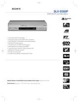 Sony SLV-D350P User manual