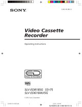 Sony SLV-ED616MJ User manual