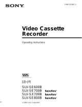 Panasonic SLV-SE700B User manual