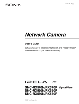 Sony SNC-RX570N User manual