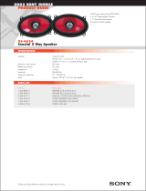 Sony XS-4624 User manual
