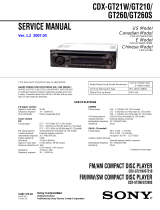 Sony CDX-GT210 User manual