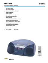 Sony CFD-S20CP User manual