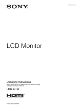 Sony LMD-941W User manual