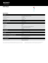 Sony MDRPQ6/Z User manual