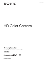 Sony HXC-100 User manual
