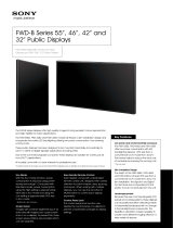 Sony Fwd46b2touch User manual