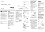 Sony SRS-BTD70 User manual