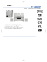 Sony HT-V2000DP User manual