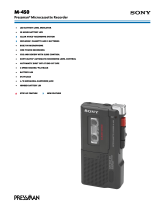 Sony M-450 User manual