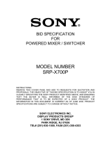 Sony SRP-X700P User manual