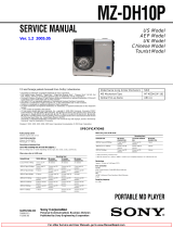 Sony MZ-DH10P User manual