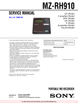 Sony MZ-RH910 User manual