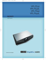Sony HDMI VPL-FE40 User manual