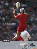 Sony HDC-1500 User manual