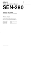 Sony PS-LX285 User manual