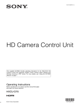 Sony HXCU-D70 User manual
