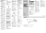Sony ZS-X1 User manual