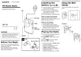 Sony SRF-46 User manual