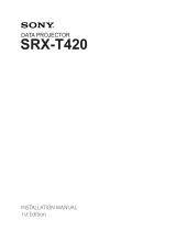 Sony SRX-T420 User manual