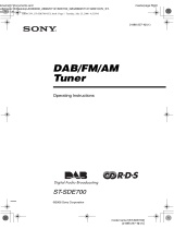 Sony ST-SDE700 User manual