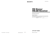 Sony STR-DA7100ES User manual
