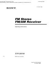 Sony STR-DB795 User manual