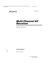 Sony STRDG910 User manual