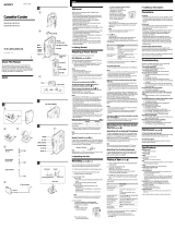 Sony TCM-465 User manual