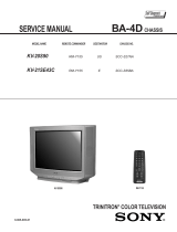 Sony TRINITRON KV-21SE43C User manual