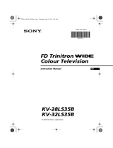 Sony KV-32LS35B User manual