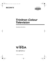 Sony Trinitron KV-36FS76 User manual