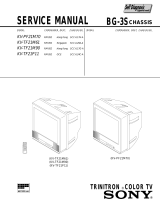 Sony TRINITRON KV-TF21M61 User manual
