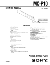 Sony MC-P10/B User manual