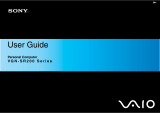 Sony VGN-SR200 User manual