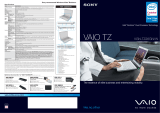 Sony VGN-TZ26GN/W User manual