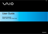 Sony VGC-RC110GX User manual