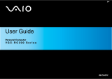 Sony VGC-RC300 User manual