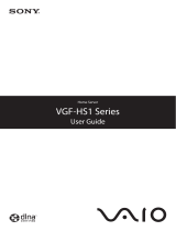 Sony VGF-HS1U User guide