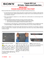 Sony VGN-SZ110/B Installation guide