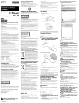 Sony VGP-BMS77 Operating instructions