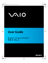 Sony VGX-XL1A User guide