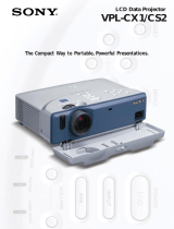 Sony VPL-CX1/CS2 User manual