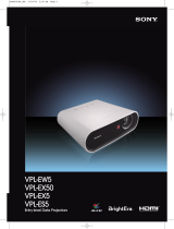 Sony VPL-EW5 User manual