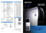 Sony VPL-PX1 User manual