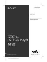 Sony WALKMAN D-VE7000S User manual
