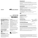 Sony NWD-B105F User manual