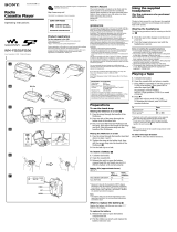 Sony WM-FS556 User manual